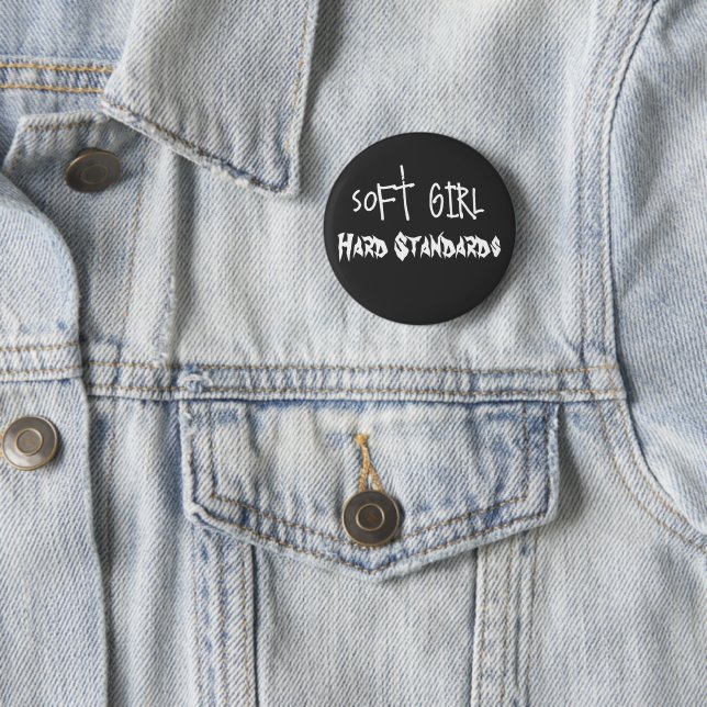 Soft Girl, harte Standards Button (Beispiel)