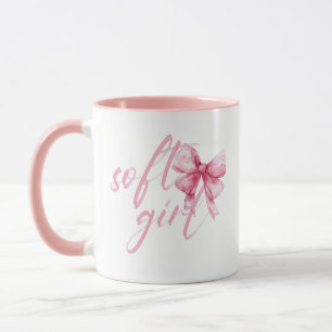 Soft Girl Rosa Schleife – Süße Coquette Tasse