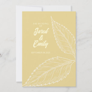 Soft Gold Hochzeitkarte Dankeskarte