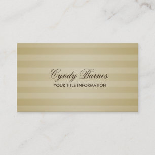 Soft Gold Strip Business Card Visitenkarte