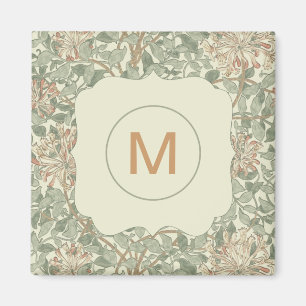 Soft Green Vintag William Morris Honeysuckle Magnet