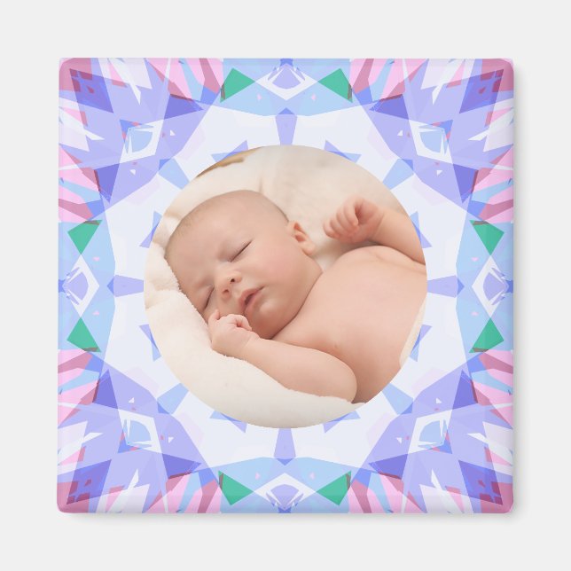 Soft Hübsch Pastete Custom Christmas Foto Picture Magnet (Vorne)