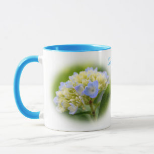 Soft Hydrangea Blume Personalisiert Tasse