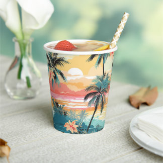 Soft Island Horizon Pappbecher