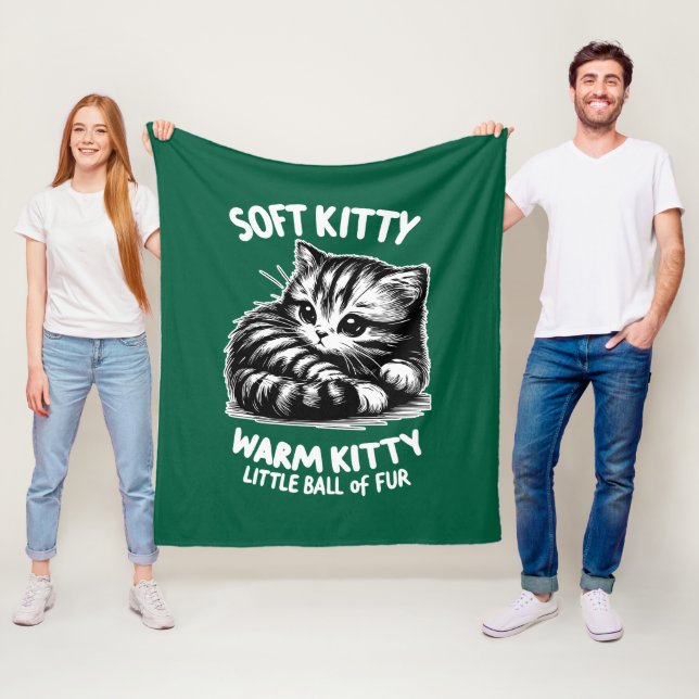 Soft Kitty Fleecedecke (Beispiel)