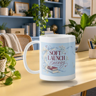 Soft Launch Energy Serif Schrift Typography Tasse