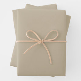 Soft Light Beige Background – Wedding Design Geschenkpapier Set