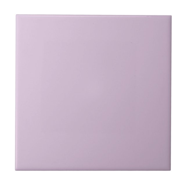 Soft Lilac Minimalistisch Frühjahr & Sommer Dekora Fliese (Vorderseite)