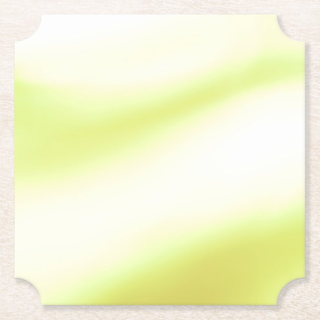 Soft Lime Druck Papier Untersetzer (Vorderseite)