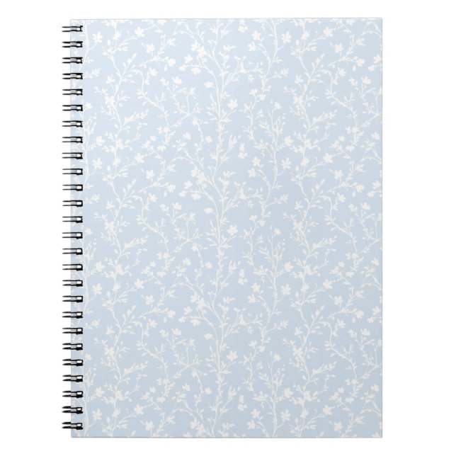 Soft Meadow Neutral - Puderblau Notizblock (Vorderseite)
