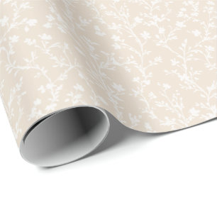 Soft Meadow Neutral - Weiches Leinen Geschenkpapier