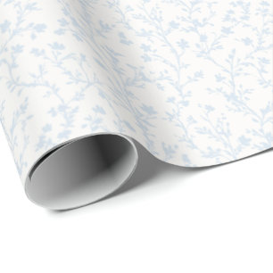 Soft Meadow Powder Blau - Neutral Geschenkpapier