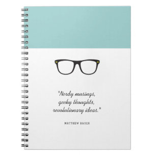 Soft Mint Glasses Notizblock