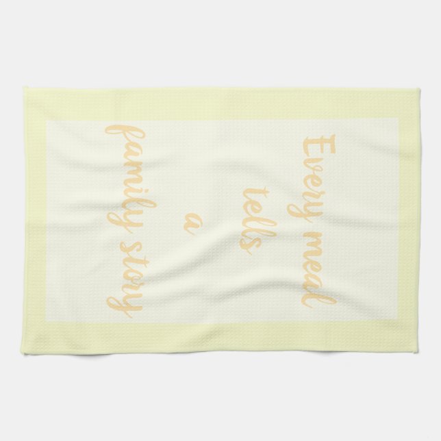 Soft Morning Ray - White Geschirrtuch (Horizontal)