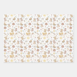 Soft Mute Boho Baby Kinderzimmer Bekleidung Toys Geschenkpapier Set