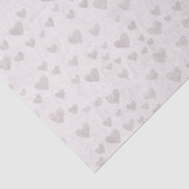 Soft Neutral Hearts Tissue Paper Seidenpapier