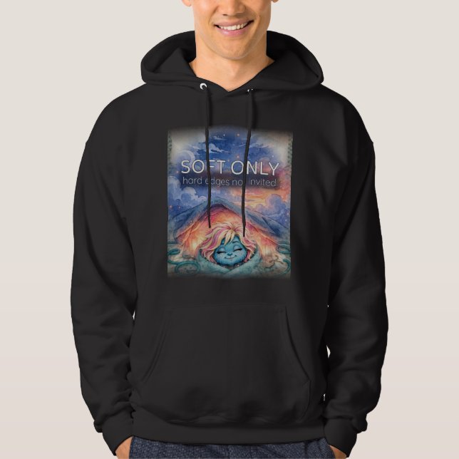 Soft Only Hoodie — Sensory First (Vorderseite)