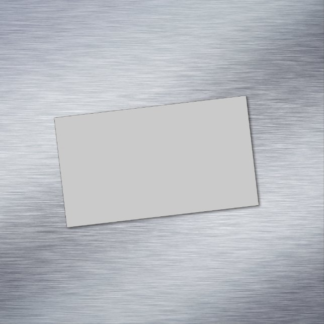 Soft Pale Gray Geometric Magnetische Visitenkarte (Beispiel)