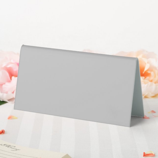 Soft Pale Gray Geometric Tischaufsteller (In Situ (Hochzeit))