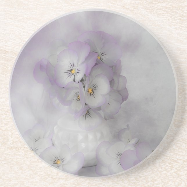 Soft Pansies Untersetzer (Vorne)