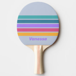 Soft Pansy Dream Across Striping with Name Tischtennis Schläger