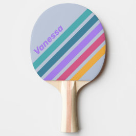 Soft Pansy Dream Angled Striping with Name Tischtennis Schläger