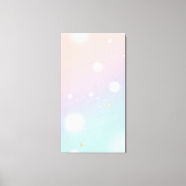 soft pastel gradient background is dotted leinwanddruck (Vorderseite)