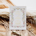 Soft Pastel Wildblumen Hütte Garden Wedding Folieneinladung<br><div class="desc">Diese exklusive Hochzeitseinladung ist das Tor zu einem Zauber, der mit zarten pastellfarbenen Wildblumen geschmückt ist, die in Rosa, Blau, Lavendel, Gelb und Blau tanzen. Das Design erfasst das Wesen eines whimsical Märchen und lädt Sie ein, an einer Feier teilzunehmen, die genauso magisch ist wie die Liebe, die es ehrt....</div>