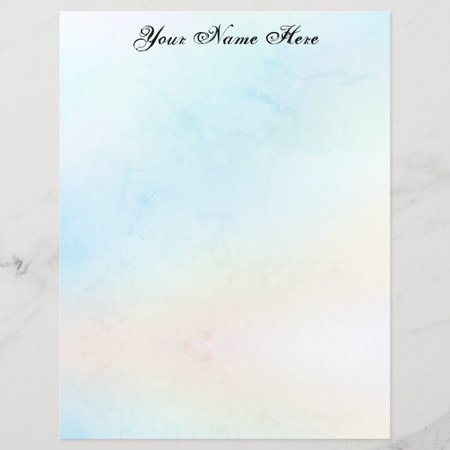 Soft Pastels Stationery (Vorderseite)