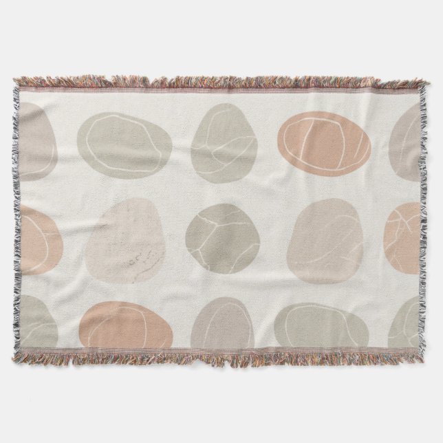 Soft Pebbles Grid Blanket Gemütlich erdInspiriert Decke (Vorderseite)