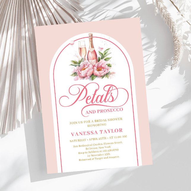 Soft petals and prosecco invite editable design einladung (Soft petals and prosecco invite editable design

)