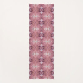 Soft pink and purple abstract pattern yogamatte