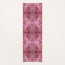 Soft pink and purple geometric pattern yogamatte