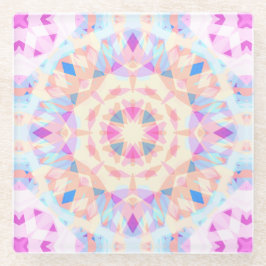 Soft Pink Blue Magic Star Halloween Rainbow Deco Glasuntersetzer