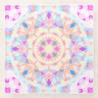 Soft Pink Blue Magic Star Halloween Rainbow Deco Glasuntersetzer