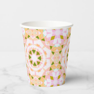 Soft Pink Blue Magic Star Halloween Rainbow Deco Pappbecher