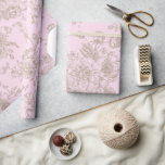 Soft Pink Chinoiserie-Geschenk Geschenkpapier<br><div class="desc">Weich rosa Chinoiserie Geschenkwrap. elegant.</div>
