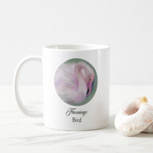 Soft Pink Flamingo Pastel Personalisiert Kaffeetasse