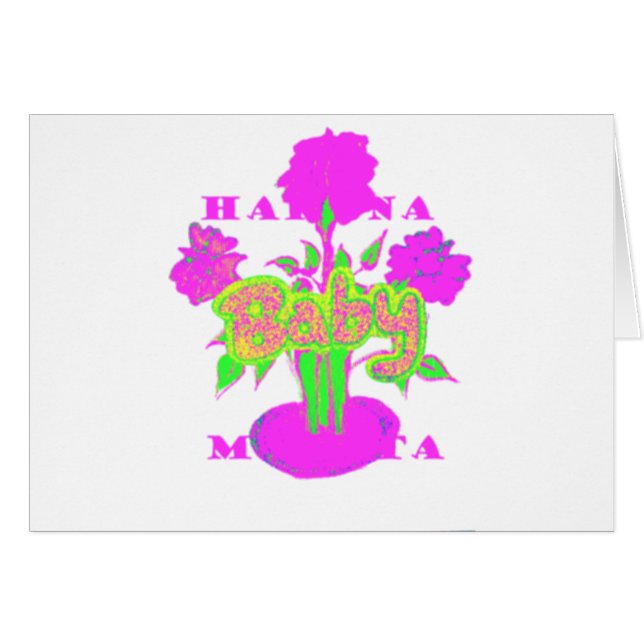 Soft Pink Flower Art : A Baby's Touch. (Devant horizontal)