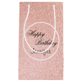 Soft Pink Glitzer Confetti Kleine Geschenktüte