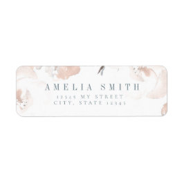 Soft Pink Peony Address Labels