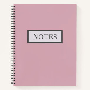 Soft Pink School Journal oder Notebook Notizbuch