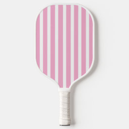 Soft Pink Stripes Pickleball Paddel Schläger