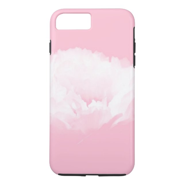 Soft Pink White Peony Floral iPhone Fall 2 Case-Mate iPhone Hülle (Rückseite)