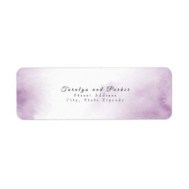 Soft Plum Mauve Watercolor Abstrakte Rahmen
