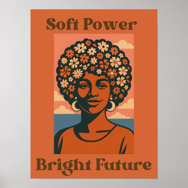 Soft Power, Bright Future - Art Poster (Vorne)