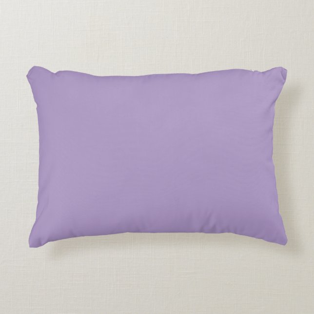 Soft Purple,Solid ,Modern Throw Pillow Dekokissen (Vorderseite)