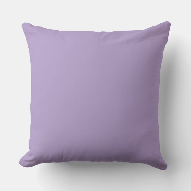 Soft Purple,Solid ,Modern Throw Pillow Kissen (Vorderseite)