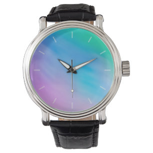 Soft Rainbow Colored Sky Armbanduhr