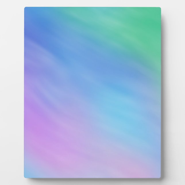 Soft Rainbow Colored Sky Fotoplatte (Vorderseite)